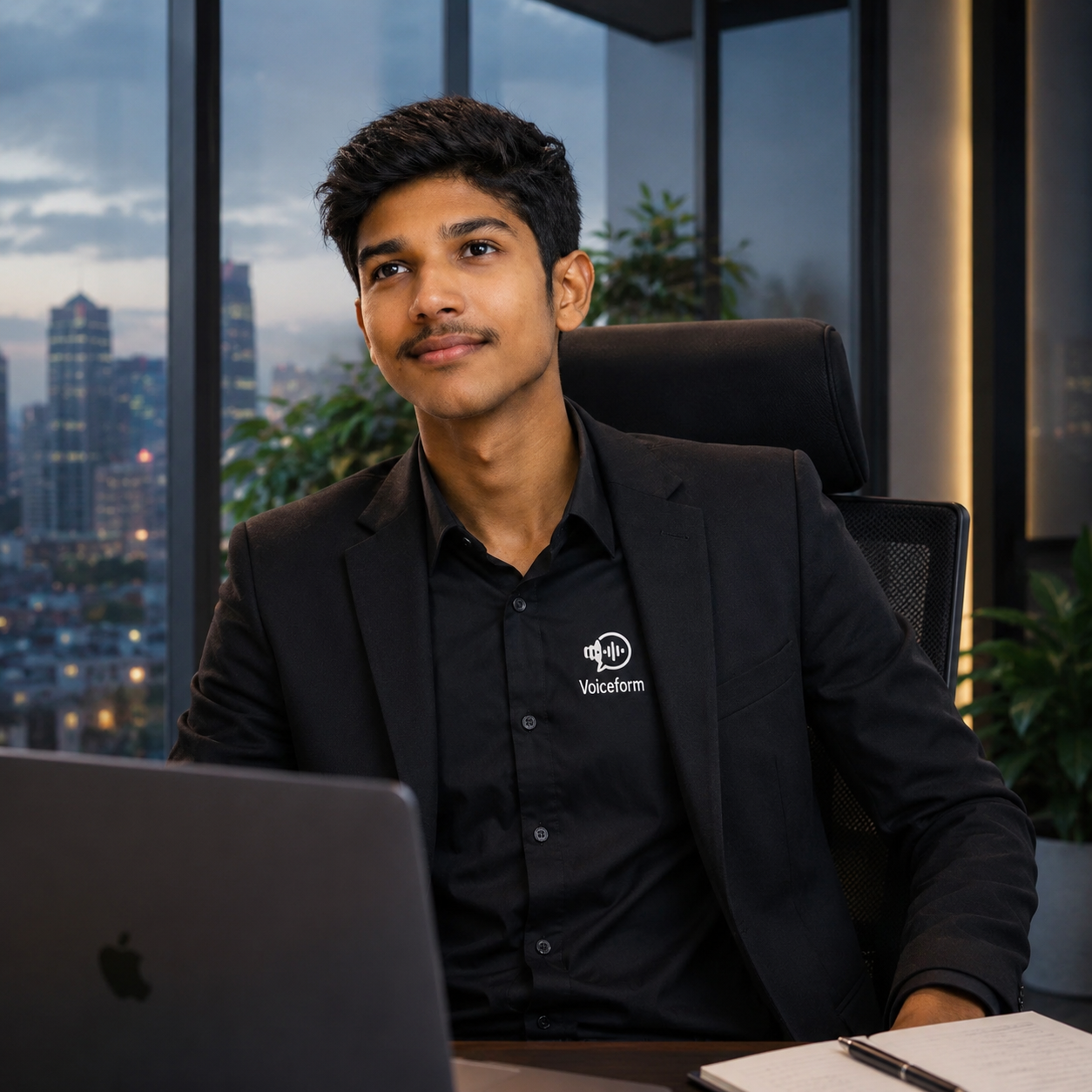 Emtaj Khan, founder and CEO of Voiceform